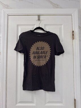 Connor "Also Available In Sober" Graphic T-shirt